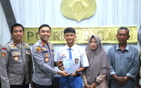 Polres Ngawi Apresiasi dan Dukung Pesilat Muda Berlaga di Kejuaraan Dunia